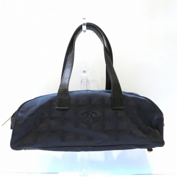 CHANEL Handbags - Chanel CHANEL A15828 New Travel Black Mini Boston Bag Handbag Ladies